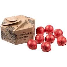 Конфеты «Кедровый грильяж» с клюквой фото