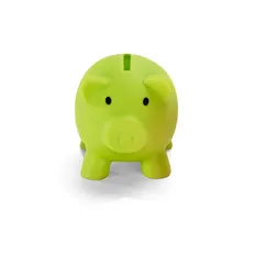 Копилка Piggy, зеленая фото