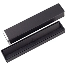 Коробка для ручки Cradle, черная / серебристая фото