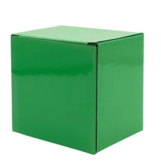 Коробка глянцевая для кружки Make Me, зеленая фото