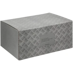 Коробка Hard Work, серебристая фото