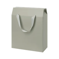 Коробка-пакет подарочная универсальная большая Portobello, серая фото