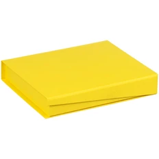 Коробка под ежедневник и ручку Duo, желтая фото