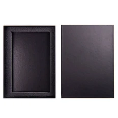 Коробка подарочная с ложементом для ежедневника, 130 х 210 мм, черная фото