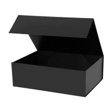Коробка подарочная с магнитным клапаном Portobello, средняя, черная фото