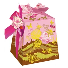 Коробка подарочная «Торжество», 400 гр, розовая фото