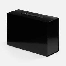 Коробка складная Holdfold, L, черная фото