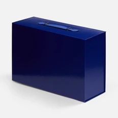 Коробка складная Holdfold, L, синяя фото