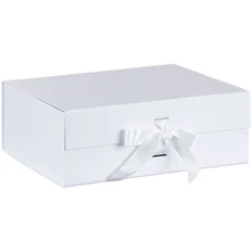 Коробка складная Rusetti, L, белая фото