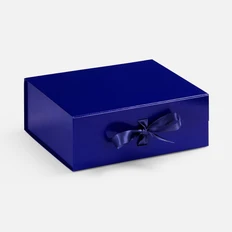 Коробка складная Rusetti, L, синяя фото