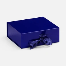 Коробка складная Rusetti, M, синяя фото