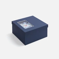 Коробка The Blue Bear, L, темно-синяя фото