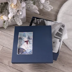 Коробка The Blue Bear, M, темно-синяя фото