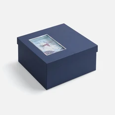 Коробка The Blue Bear, M, темно-синяя фото