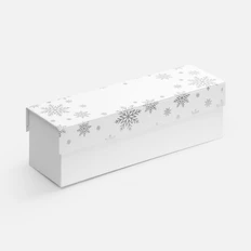 Коробка Wintry под бутылку, белая фото