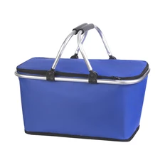 Корзина для пикника с термоизоляцией Picnic, синяя фото