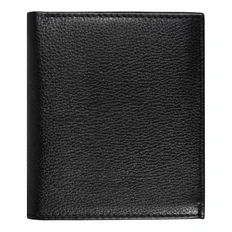 Кошелек с картхолдером Clicra Leather Plain, черный фото