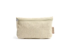 Косметичка из переработанного хлопка Remo, бежевая фото