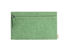 Косметичка из переработанного хлопка Remo, зеленая фото