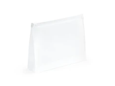 Косметичка Magrot, прозрачная / белая фото