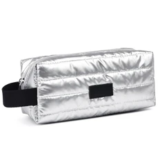 Косметичка-несессер Esquarta, черная  / серебряная фото