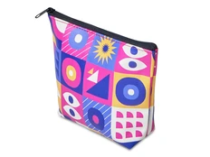 Косметичка с возможностью полноцветной печати, 12 х 17 х 5 см, разноцветная фото