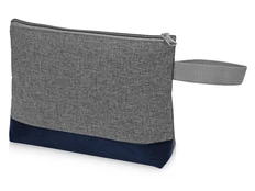 Косметичка Trivium, серая/синяя фото