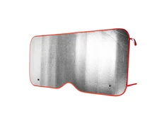 Козырек автомобильный солнцезащитный Kini, серебристый / красный фото