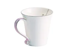 Кружка Cup Alice Lilac, белая фото