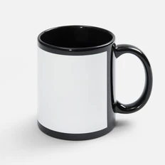 Кружка для сублимационной печати Levent, черная фото