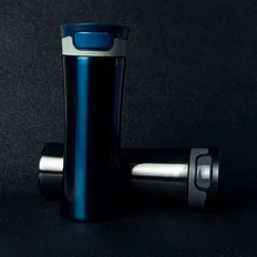 Кружка дорожная Формула, 450 мл, серый, серый фото