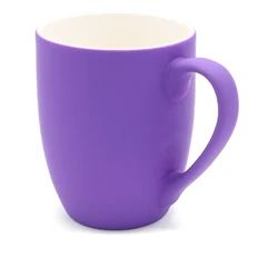 Кружка Elegante, софт-тач, 350 мл, фиолетовая фото