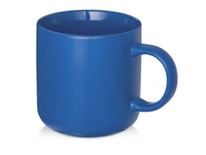 Кружка фарфоровая матовая Rita, синяя фото