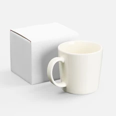 Кружка фарфоровая Molti Valotti Medio, белая фото