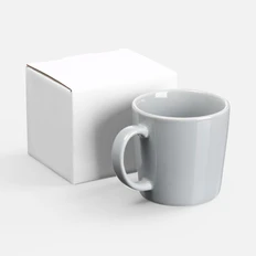 Кружка фарфоровая Molti Valotti Medio, серая фото