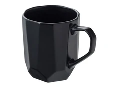 Кружка фарфоровая с гранями Amery, черная фото