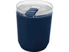 Кружка из переработанного пластика Hudson с двойными стенками, темно-синяя фото