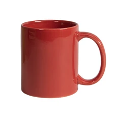 Кружка керамическая Mycup Decol, 330 мл, премиум, красная фото