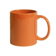 Кружка керамическая Mycup Decol, 330 мл, премиум, оранжевая фото