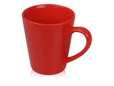 Кружка керамическая Cone, красная фото