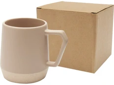 Кружка керамическая Dolce, матовая, бежевая фото