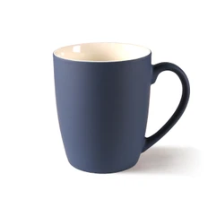 Кружка Matfey, soft touch, темно-синяя фото