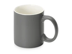 Кружка матовая фарфоровая «Марко», 330 мл, серая фото