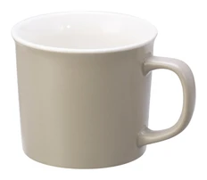 Кружка матовая Nancy, бежевая фото