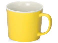 Кружка матовая Nancy, желтая фото