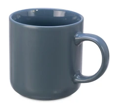 Кружка матовая Rita, черная фото