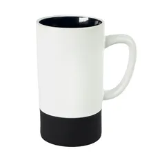 Кружка Mycup Fun2, 470 мл, белая / черная фото