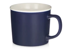 Кружка Nancy, 360 мл, белая / темно-синяя фото