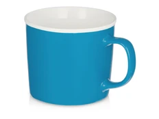 Кружка Nancy, 360 мл, голубая / белая фото