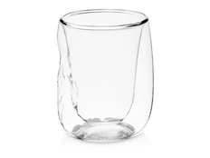 Кружка с двойными стенками и эффектом помятости Mauna, прозрачная фото